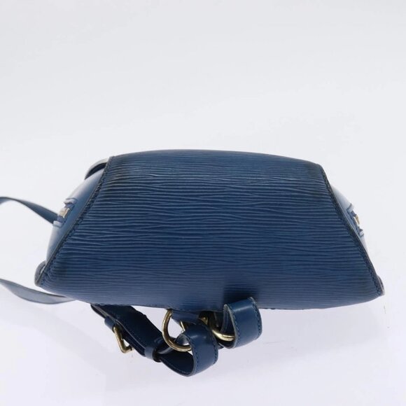 LOUIS VUITTON Epi Mabillon Backpack Blue - Picture 5 of 15